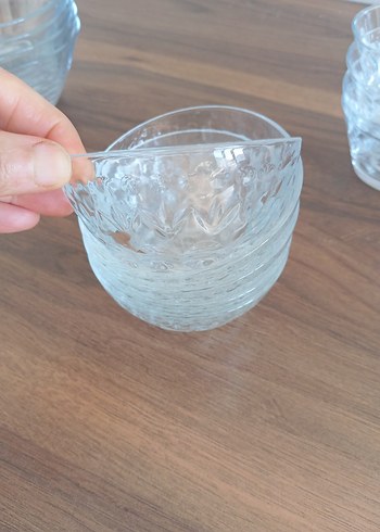 Mavi Desenli Cam Kase Seti - Görsel 5