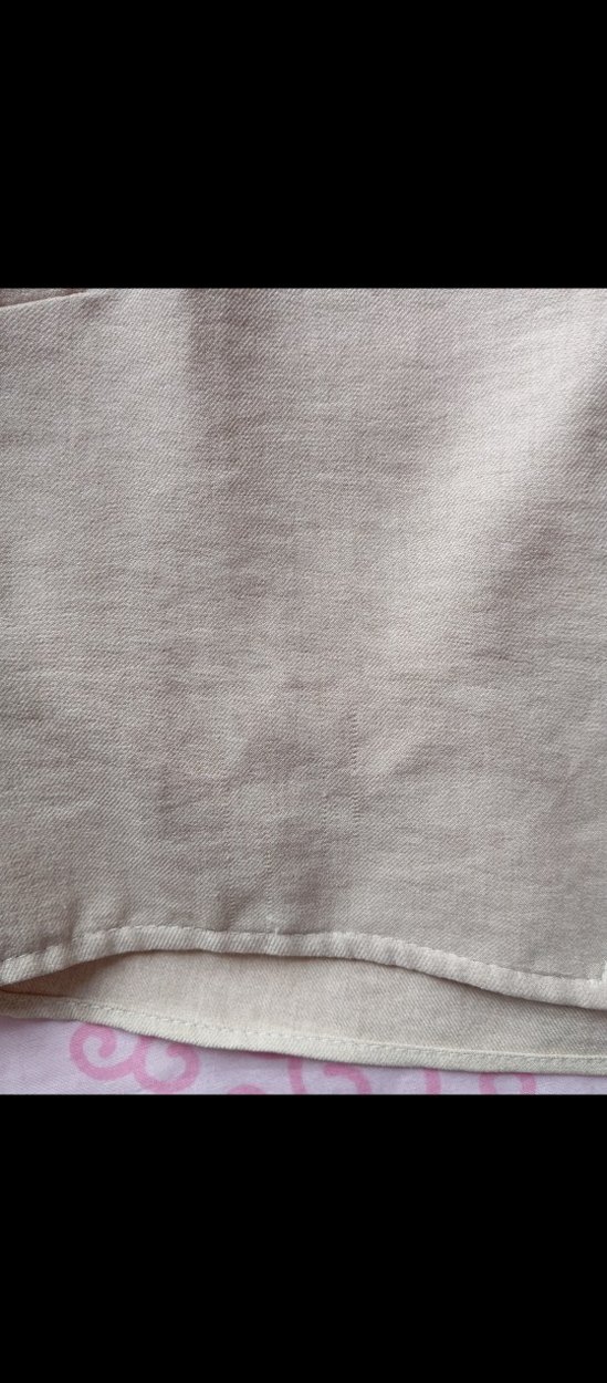 Bej Keten Düğmeli takım - Görsel 5