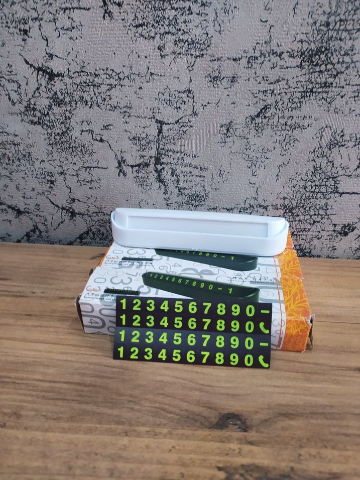 BEYAZ ARAÇ İÇİ NUMARATÖR - Görsel 2