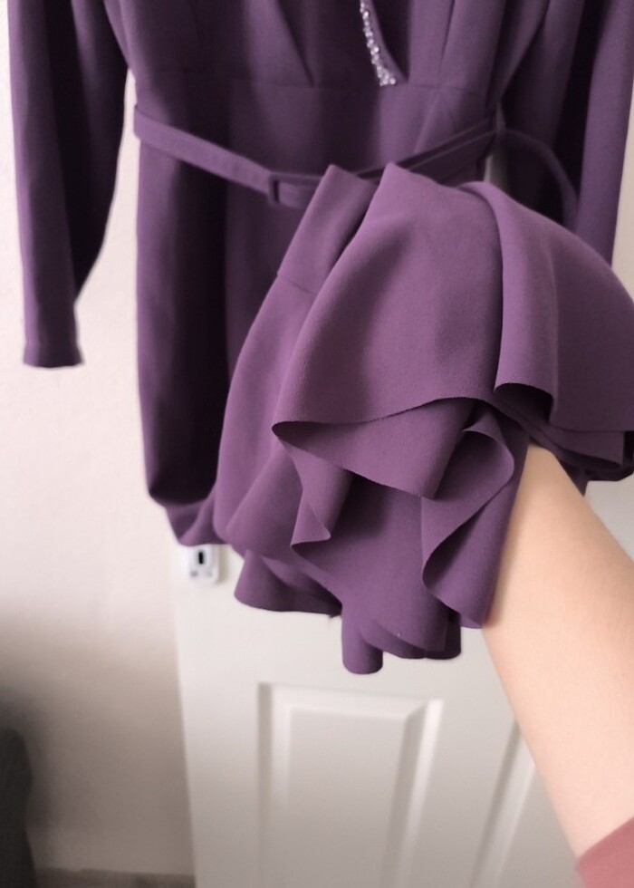 Tesettür elbise abiye - Görsel 5