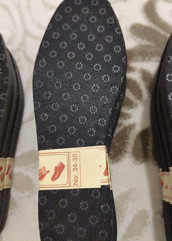 Erkek Kahverengi Kauçuk Terlik Tabanlık Velcro - Görsel 3