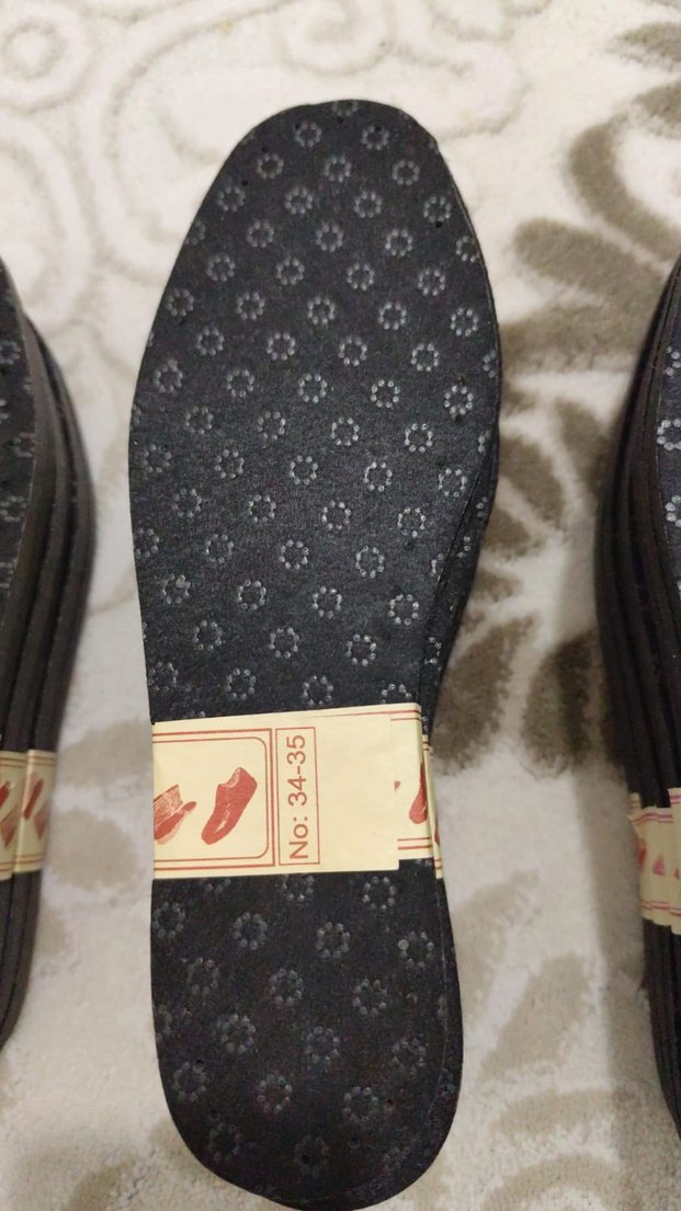 Erkek Kahverengi Kauçuk Terlik Tabanlık Velcro - Görsel 3