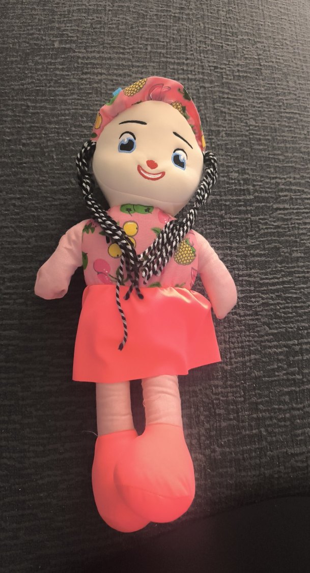 Renkli Pembe Oyuncak Bebek - Görsel 2