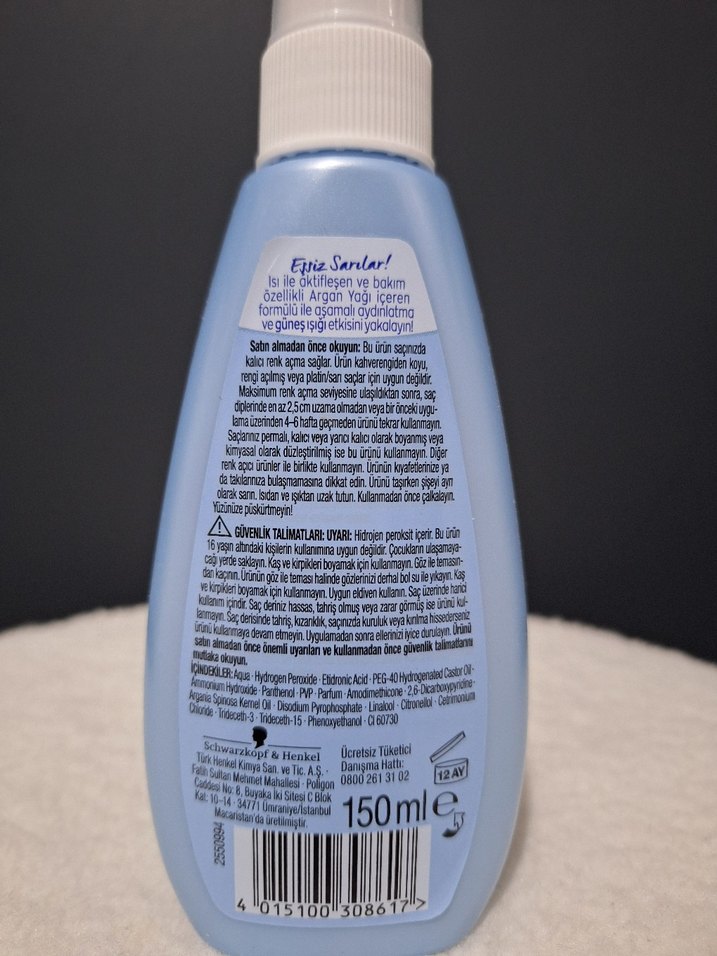 Palette Naturals Kalıcı Renk Açıcı Sprey - Görsel 3