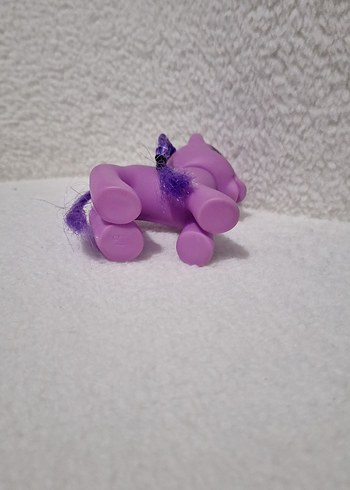 Pastel Mor Unicorn Figür my little pony - Görsel 5