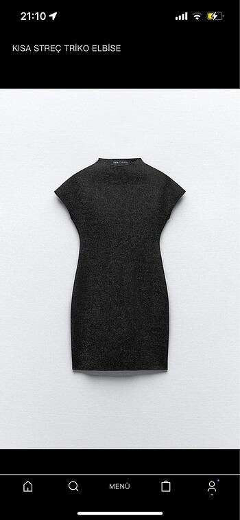 Zara Mini Triko Elbise