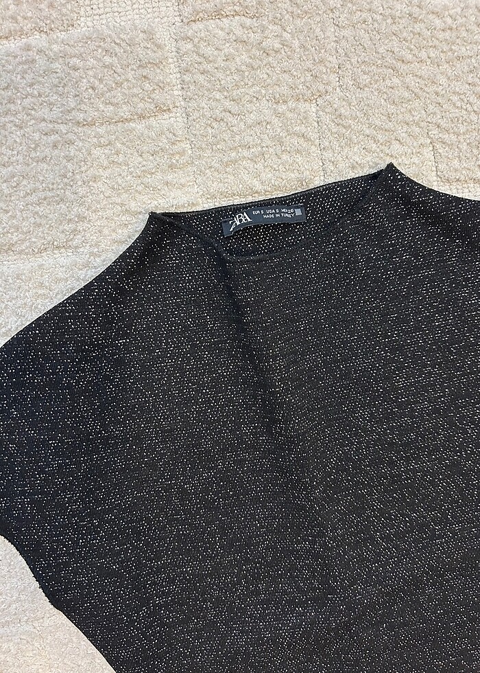 Zara Mini Triko Elbise - Görsel 4