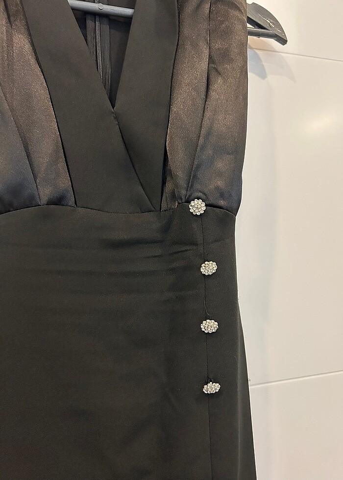 Siyah abiye elbise - Görsel 5