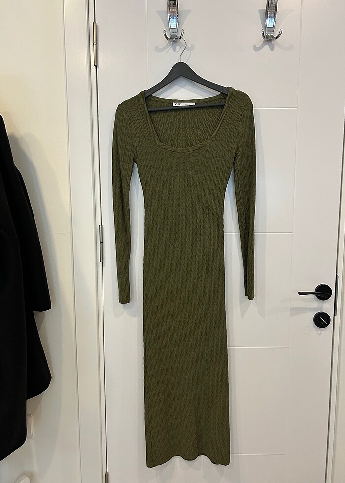 Zara uzun triko elbise - Görsel 2