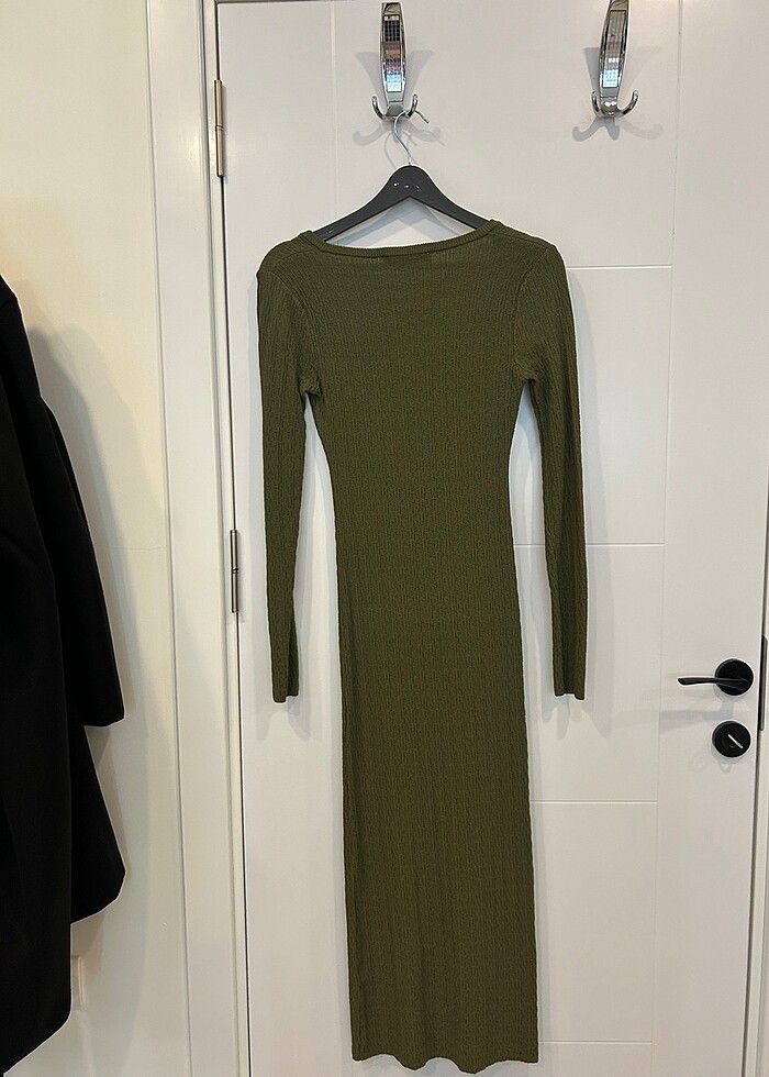 Zara uzun triko elbise - Görsel 3