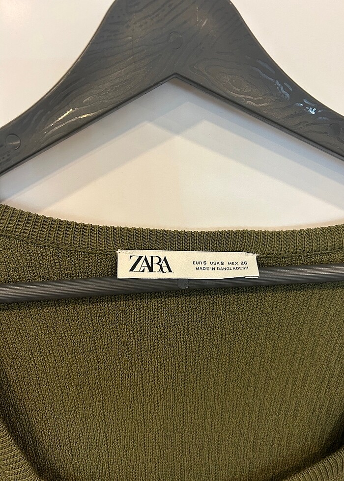 Zara uzun triko elbise - Görsel 4