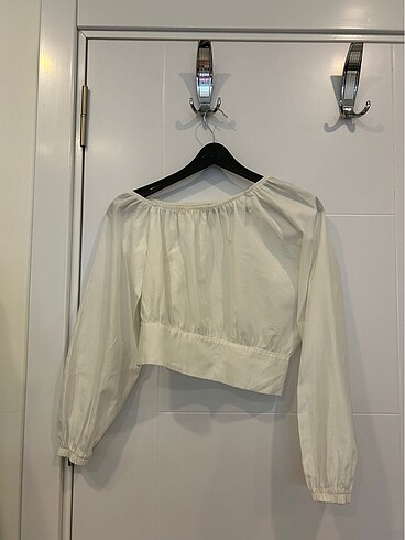 Beyaz Gömlek Bluz - Görsel 2