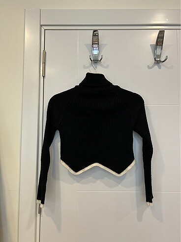 Siyah triko kazak - Görsel 2