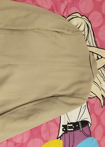 Düğmeli Bej Erkek Pantolon - Görsel 2