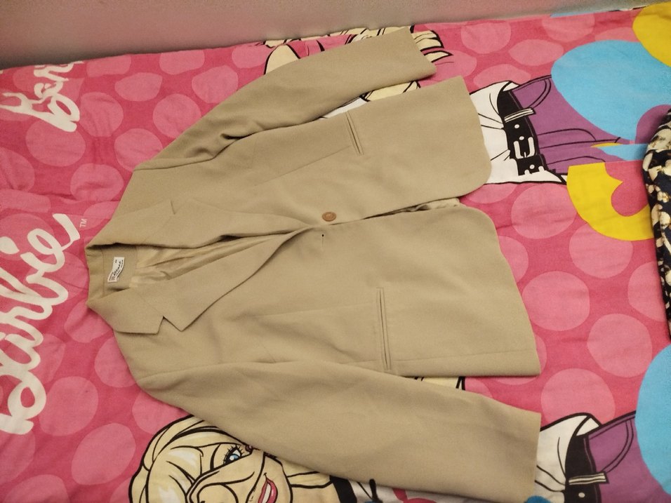 Düğmeli Bej Erkek Pantolon - Görsel 3