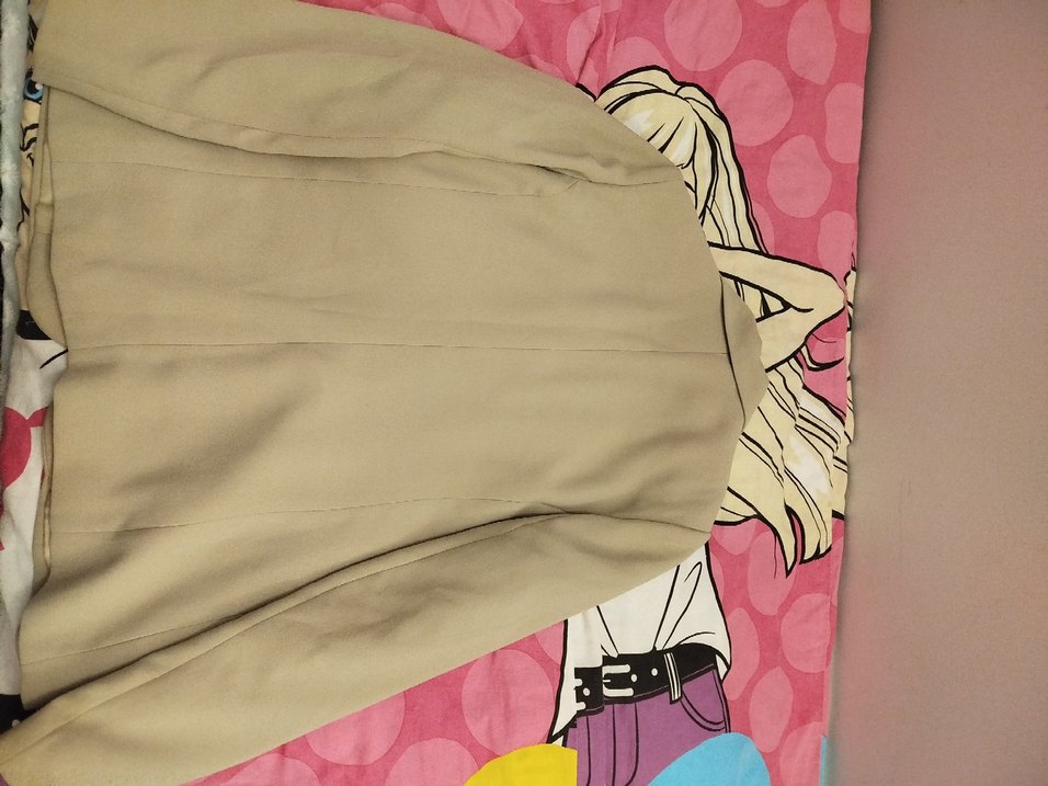 Düğmeli Bej Erkek Pantolon - Görsel 2