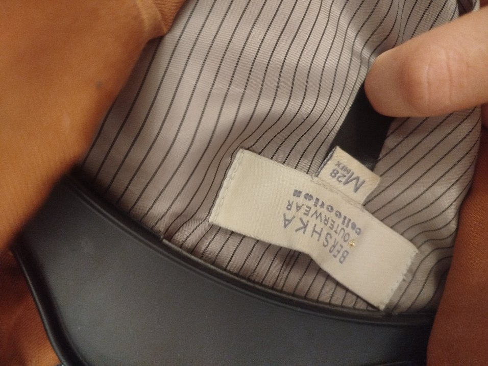 Düğmeli Kahverengi Süet Kadın Blazer - Görsel 3