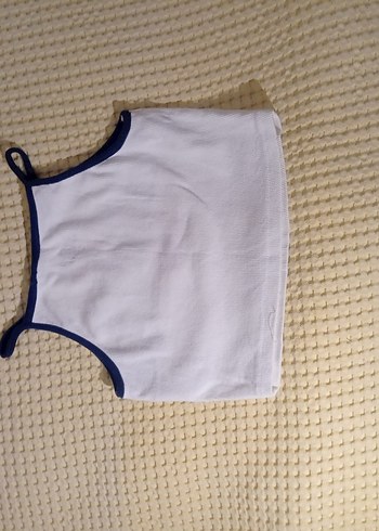 Beyaz Baskılı Bebek Önlüğü - Görsel 2