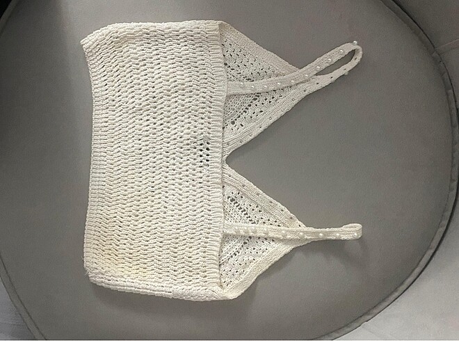 diğer Beden Addax boncuklu crop üst