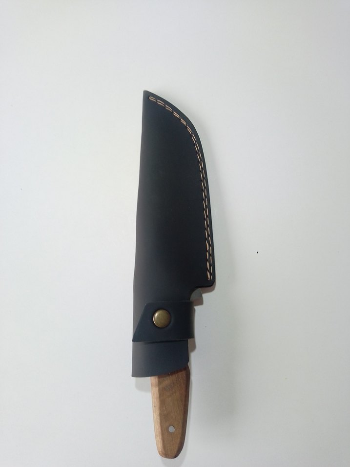 Kahverengi Saplı tanto Av Bıçağı ve Kılıfı - Görsel 2