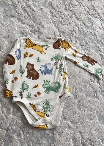 Bebek desenli çıtçıtlı body - Görsel 2