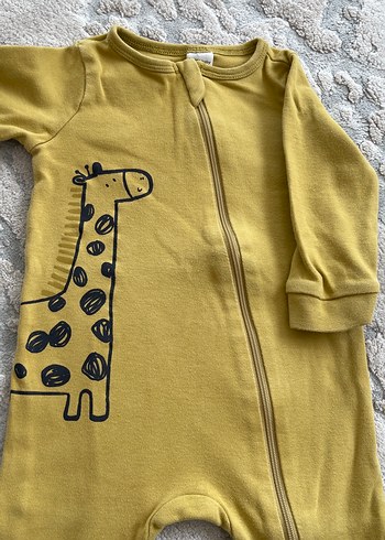 Hardal Fermuarlı Bebek Tulum - Görsel 2