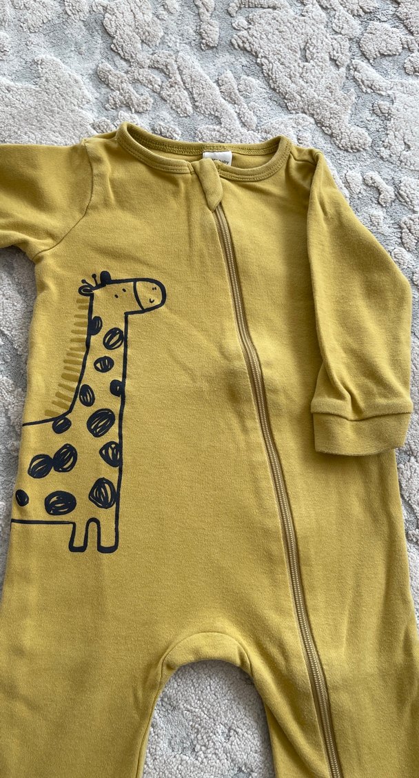 Hardal Fermuarlı Bebek Tulum - Görsel 2