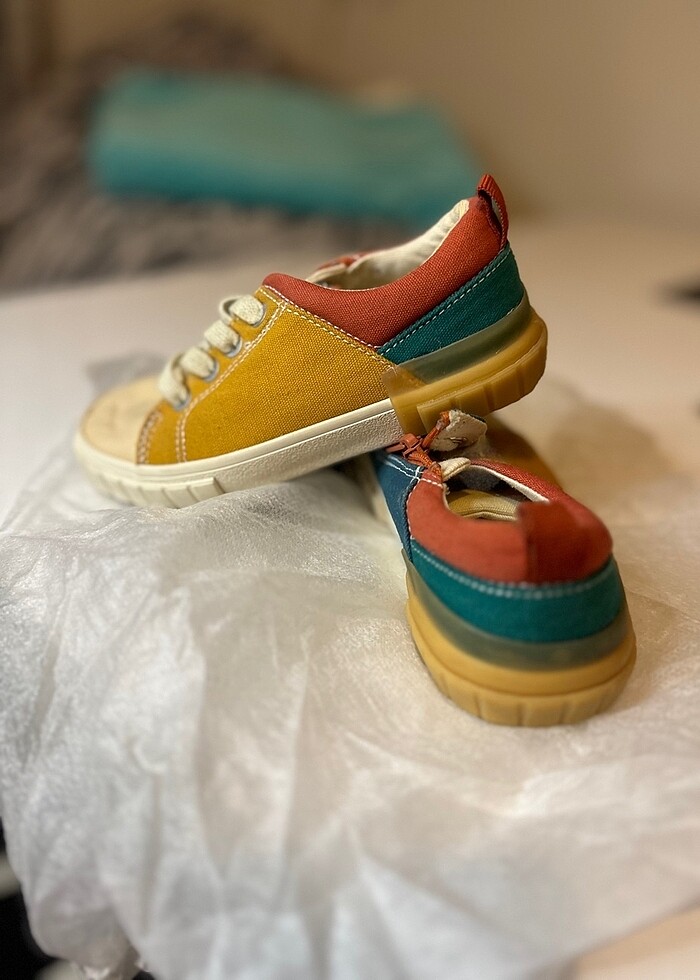 Renkli ayakkabı Zara - Görsel 5
