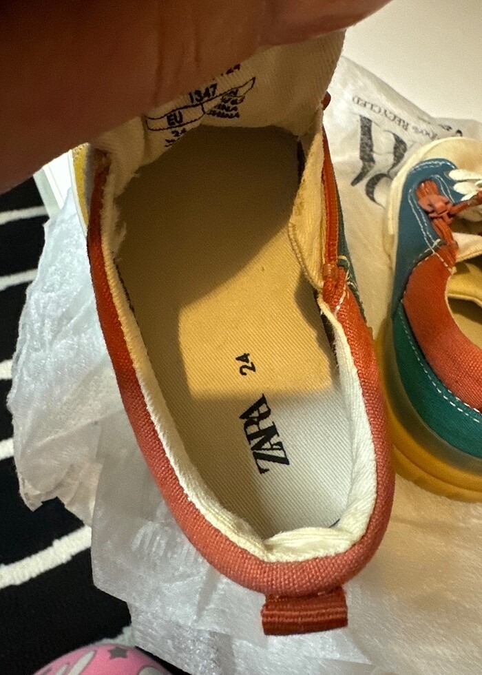 Renkli ayakkabı Zara - Görsel 4