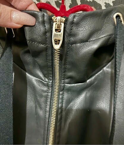 Suni Deri Ceket - Görsel 5