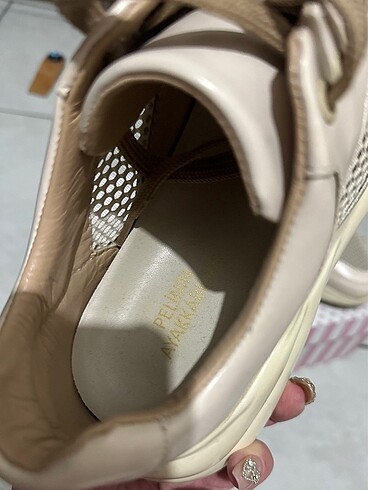 Gerçek deri kadın spor ayakkabı - Görsel 5