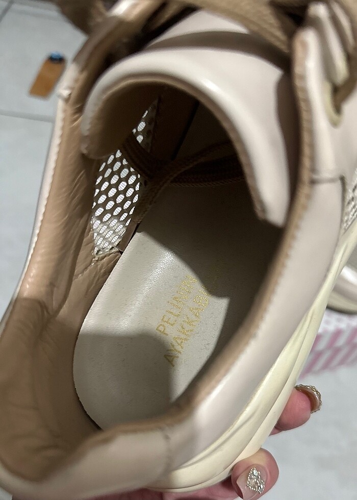 Gerçek deri kadın spor ayakkabı - Görsel 5