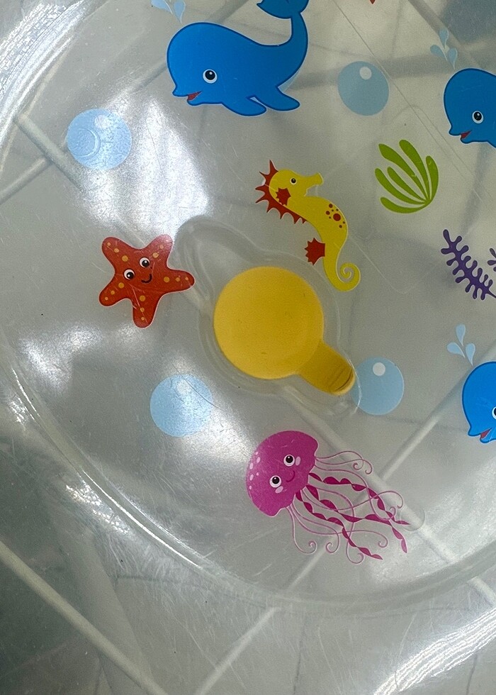 Babyjem Giderli Desenli Şefffaf Banyo Küveti - Görsel 3