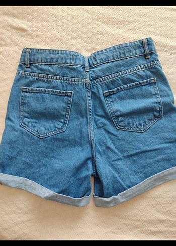 s Beden Mavi Kadın Denim Mini Şort