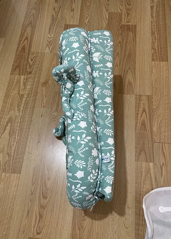 Pastel Yeşil Desenli Bebek Reflü Yatağı - Görsel 4