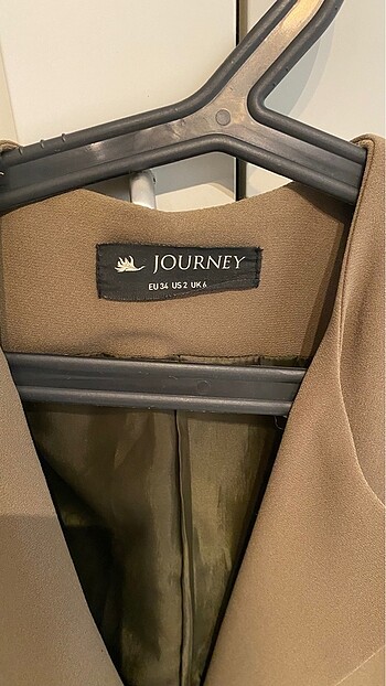 xs Beden haki Renk Journey uzun yelek