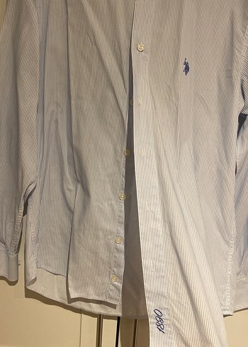 Polo Mavi Klasik Erkek Gömlek - Görsel 2