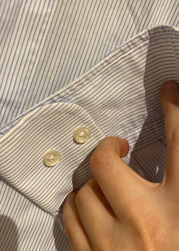 Polo Mavi Klasik Erkek Gömlek - Görsel 3