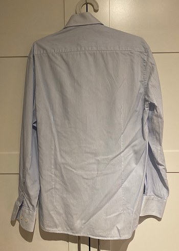 Polo Mavi Klasik Erkek Gömlek - Görsel 6