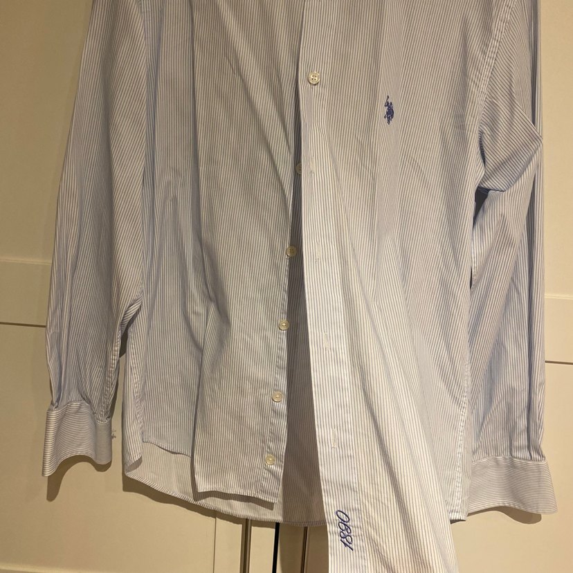 Polo Mavi Klasik Erkek Gömlek - Görsel 2