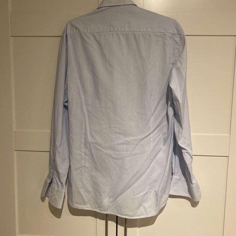 Polo Mavi Klasik Erkek Gömlek - Görsel 5