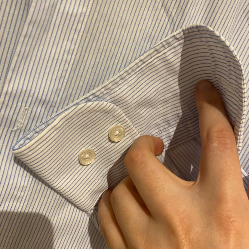 Polo Mavi Klasik Erkek Gömlek - Görsel 3