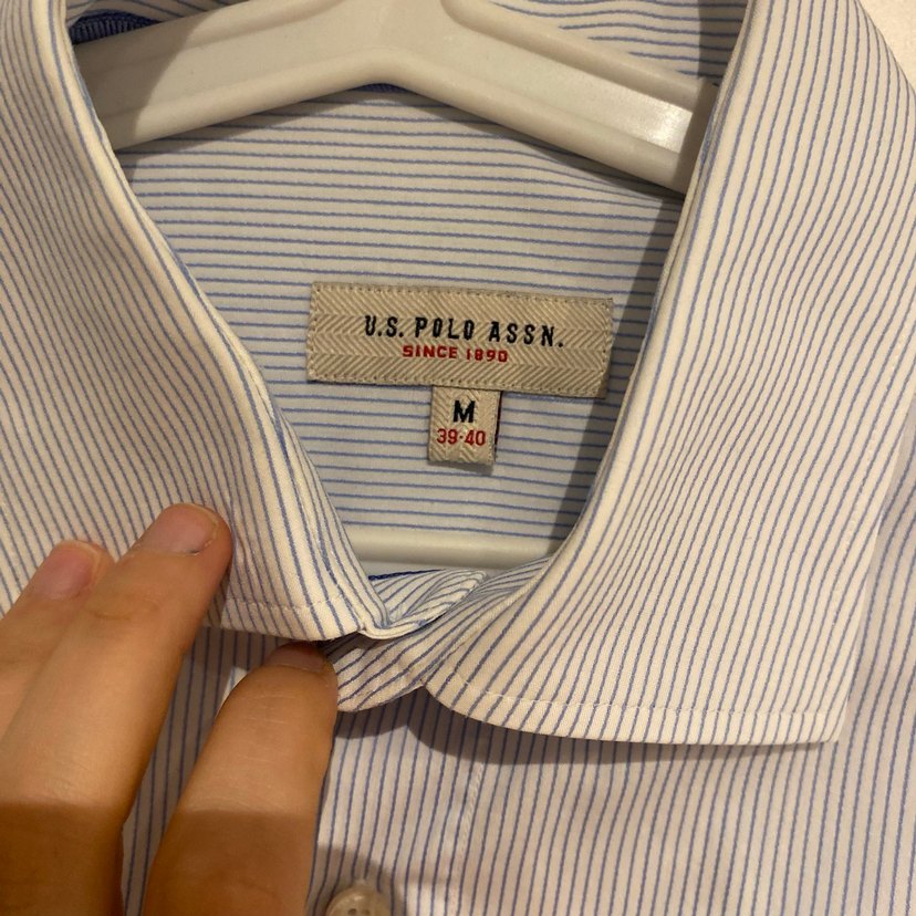 Polo Mavi Klasik Erkek Gömlek - Görsel 4