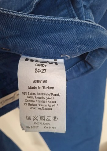 xs Beden mavi Renk Mavi Marka Kadın Kot Pantolon
