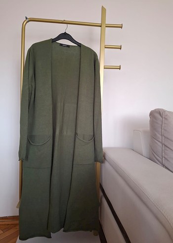 Addax Marka Yeşil Uzun Hırka
