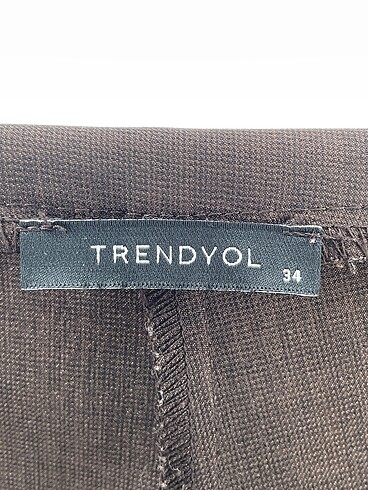 34 Beden kahverengi Renk Trendyol & Milla Düz Kesim %70 İndirimli.
