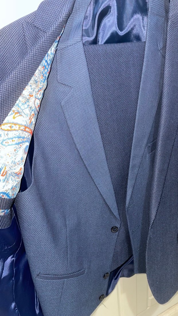 Erkek Lacivert Modern Klasik Takım Elbise - Görsel 2