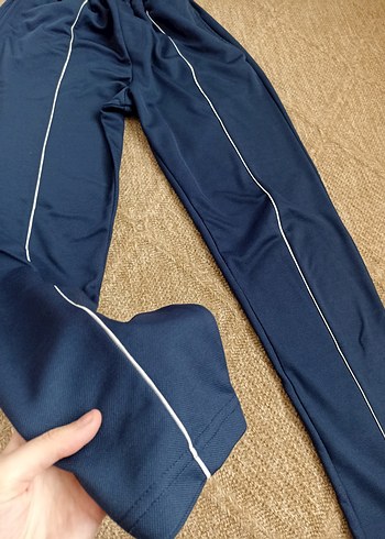 Erkek Lacivert Rahat Kesim Eşofman Altı - Görsel 3