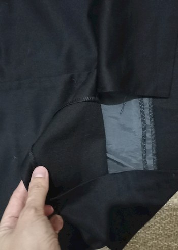 Pembe Pilili Kısa Kollu Ofis Elbisesi - Görsel 6