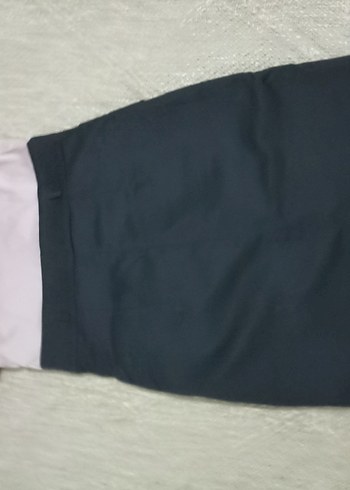 Pembe Pilili Kısa Kollu Ofis Elbisesi - Görsel 5